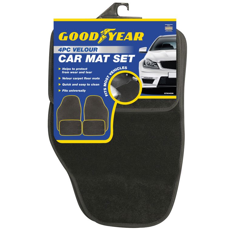 GOODYEAR 4PC CAR MAT SET Avron Direct