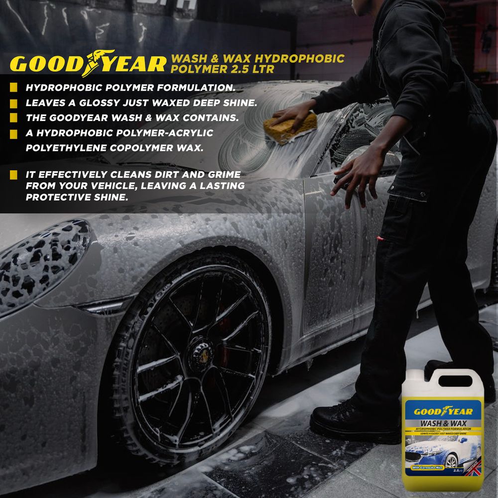 Goodyear GY3253 Car Detailing Exterior Surface Cleaning Wipes (12 Pack)