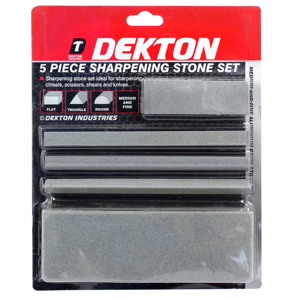 Dekton Knife Sharpener Stone - Double Sided Fine / Coarse Sharpening  Kitchen