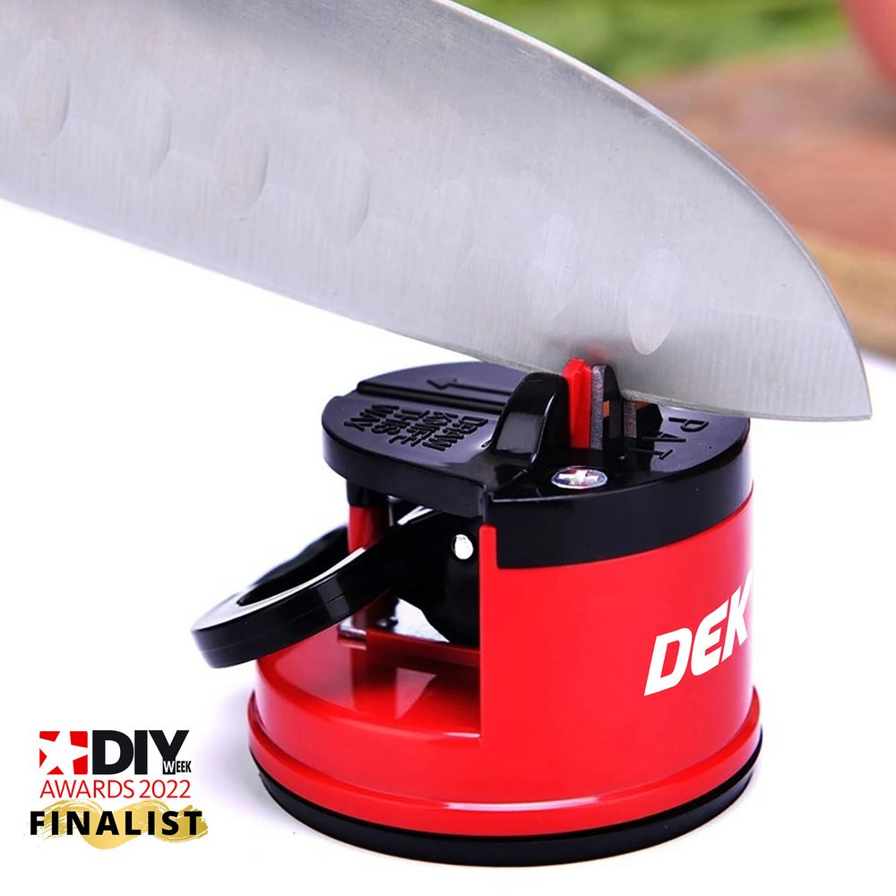 Dekton Knife Sharpener Stone - Double Sided Fine / Coarse Sharpening Kitchen