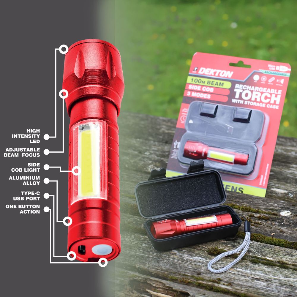 Mini Rechargeable Flashlight, Loodlight Spotlight