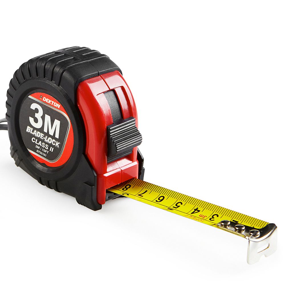 Retractable Metal Tape Measure 10ft/3m - Both Imperial and Metric Scale