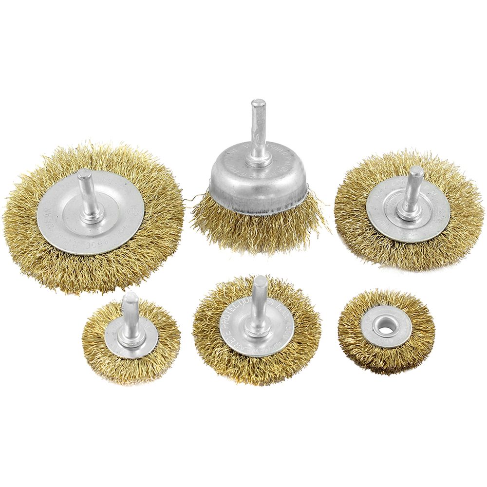 DEKTON 6PC ROTARY WHEEL AND CUP BRUSH SET - Avron Direct