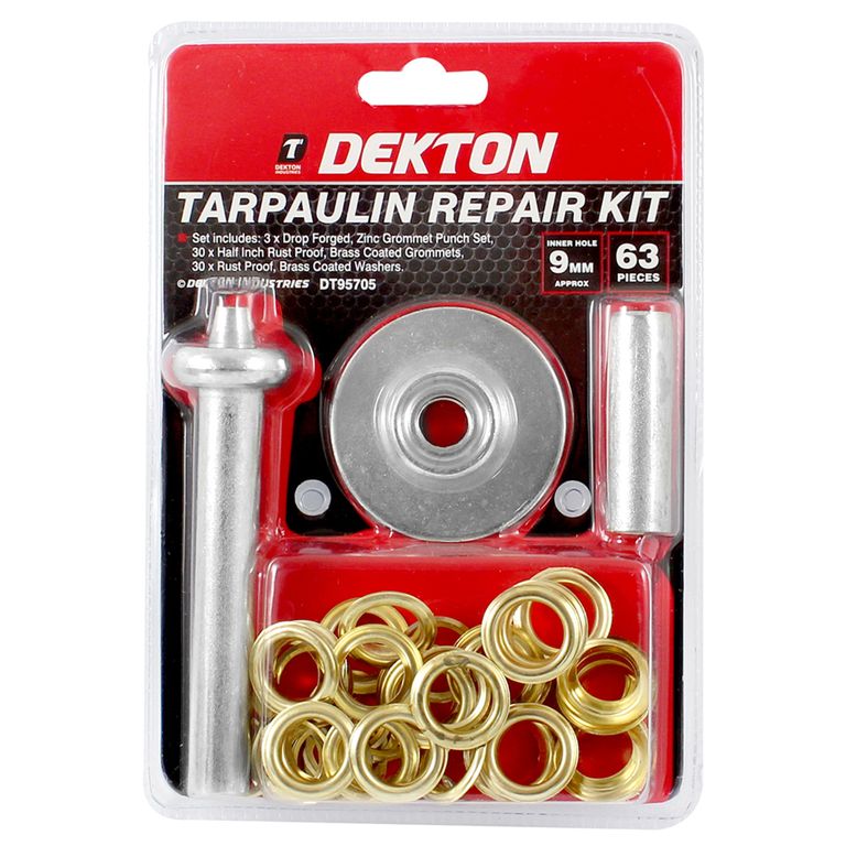 DEKTON 63PC TARPAULIN REPAIR KIT Avron Direct