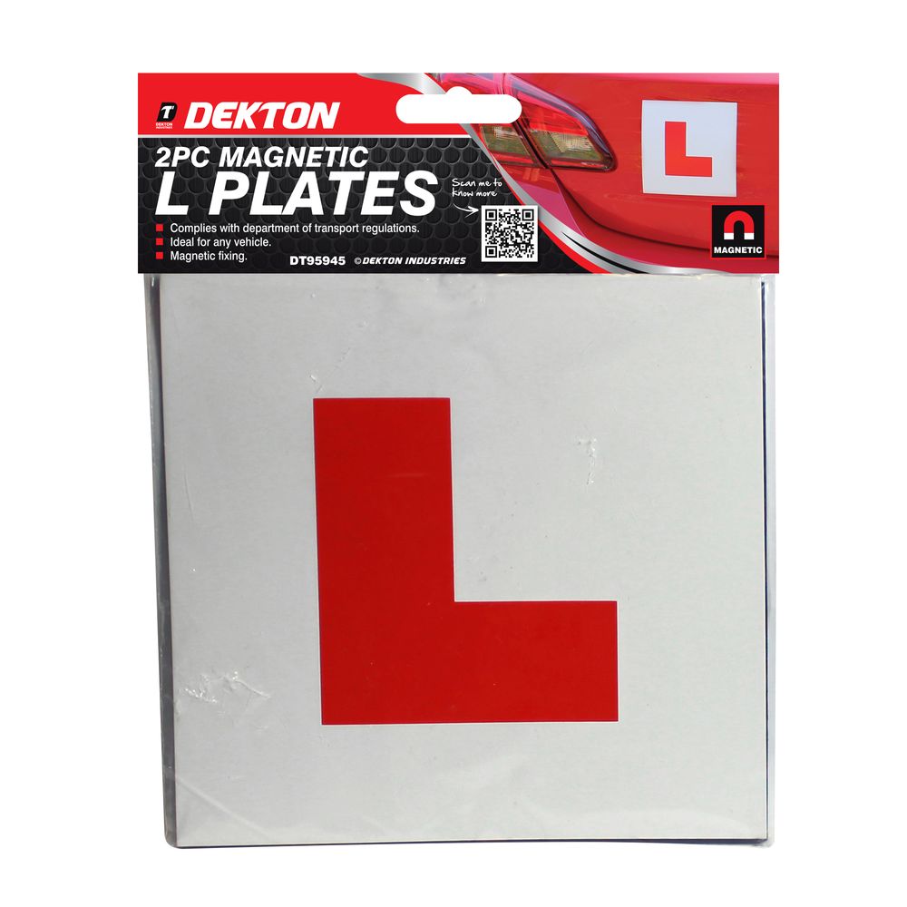 CAR L PLATE 2 PACK Dekton Tools