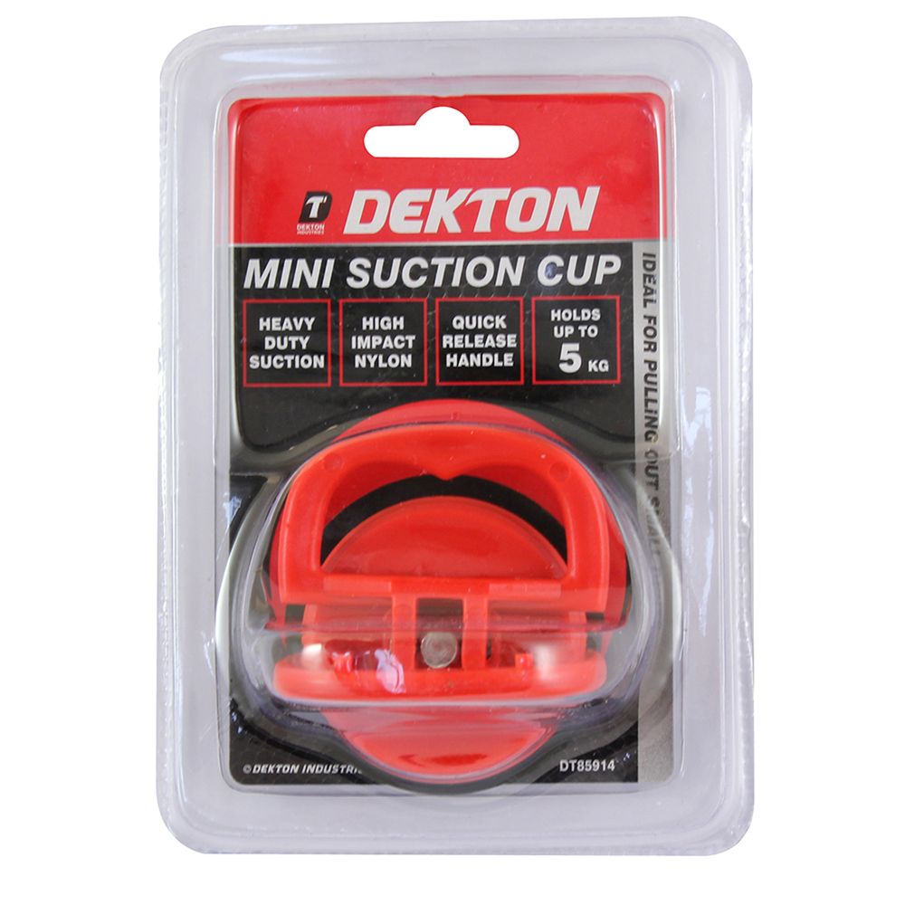 New Dekton Mini Suction Cup Heavy Duty Suction High Impact Nylon Release Handle 